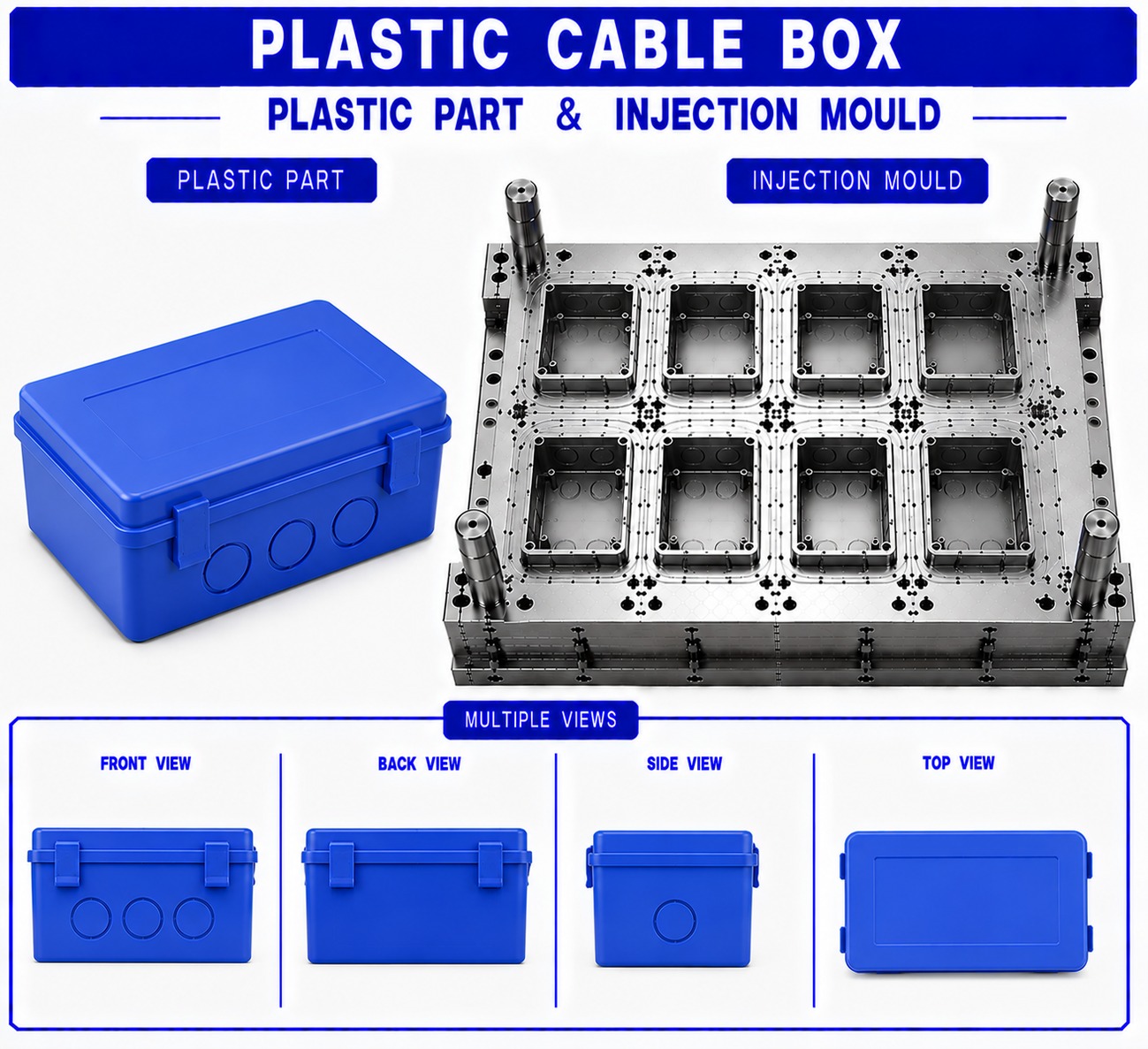 Plastic Cable Box Mould and Moulding Service